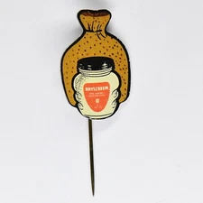 Vintage Brylcreem Metal Stick Pin c1970s
