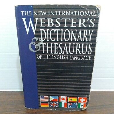 New International Webster s Dictionary   Thesaurus of the English