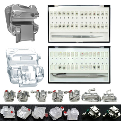 Dental Orthodontic Ormco Damon Brackets Ceramic Metal Clear Braces Roth MBT 022