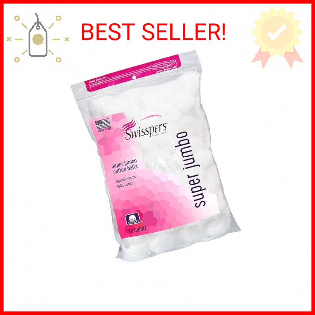 Swisspers Cotton Balls Jumbo Plus Size, 70 Count eBay
