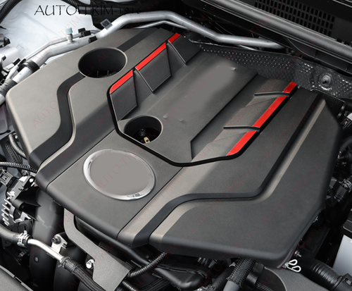 Black Engine Dust-Proof Protect Cover Trim For Toyot@a Corolla Cross 2022-2023 - Picture 7 of 10