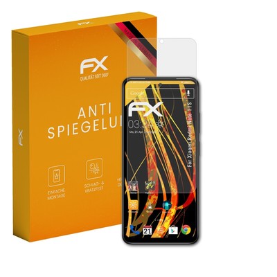atFoliX 3x Displayfolie für Xiaomi Redmi Note 11S Schutzfolie matt&stoßfest