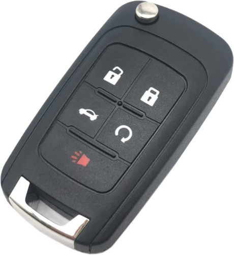 5 Buttons Replacement Key Fob Cover Case Fit for Chevy Malibu Cruze Camaro Volt - Picture 12 of 12