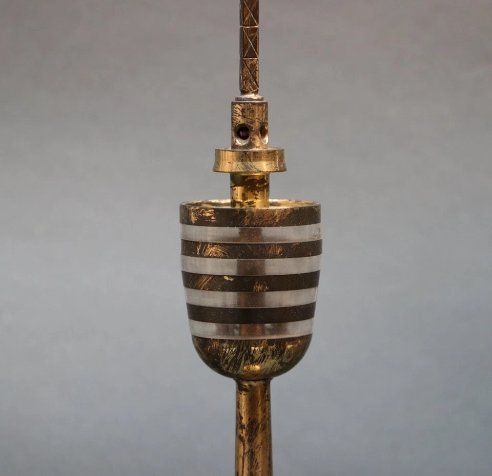 Stuttgarter Fernsehturm Modell Fritz Leonhardt - Messing - elektrifiziert - F15 - Bild 3 von 4