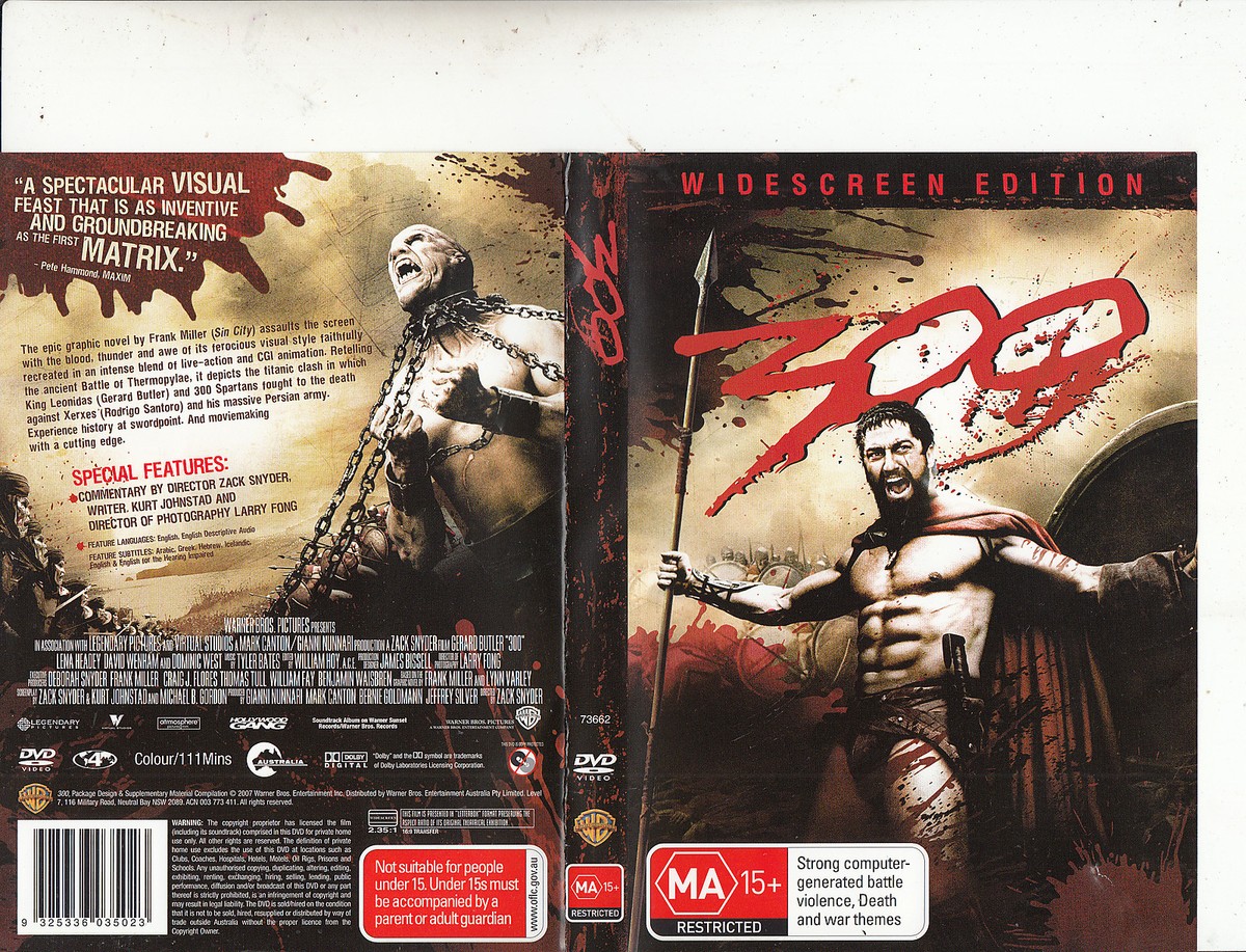 300-[Gerard Butler]-Zack Snyder Film-2007-Movie ZSF-DVD