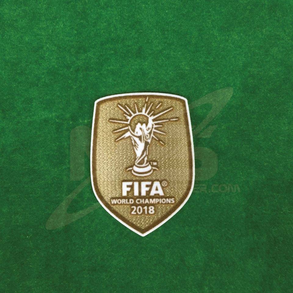 OFFICIAL FIFA WORLD CHAMPIONS 2018 PATCH FOR FRANCE FFF 2018-2022 JERSEY