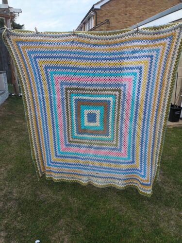 Vintage Crochet Blanket Throw - Bild 1 von 4