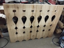 Balkon Bretter Holz Lärche sägerau