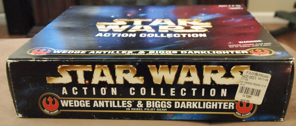 Star Wars WEDGE ANTILLES & BIGGS DARKLIGHTER FAO Schwarz exclusive 12" Figures - Изображение 3 из 4