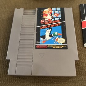 Super Mario Bros Duck Hunt con Manual de Instrucciones Nintendo NES Juego Probado FUNCIONA