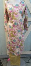 Pakistani beautiful print lawn cotton pant kameez 3XL size bust 48