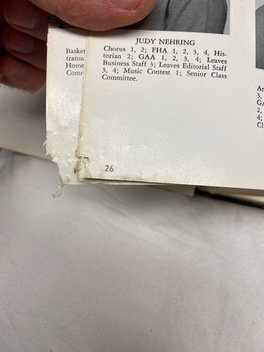 1965 Sycamore High School Yearbook Sycamore, IL Leaves *Bad Condition* - Picture 10 of 12