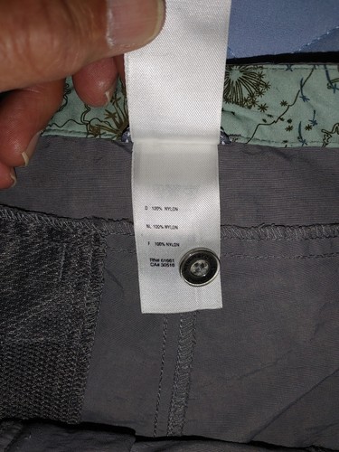 The North Face Women's Pants 8 Short Gray Straight Hiking Fishing Camping Pants - Picture 11 of 14
