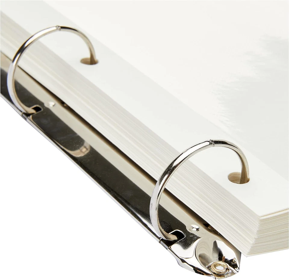 Магнитный самоклеящийся 3-кольцевой фотоальбом 100 страниц (50 листов), охотничий зеленый - Изображение 4 из 4