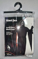 Ghost Face Scream Costume Chrome Edition Adult OS Ghostface new never opened