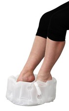 Fußbadwanne 24 x 42 cm faltbar Fuß Wanne Fußbad Aufblasbar Wanne Warm oder Kalt