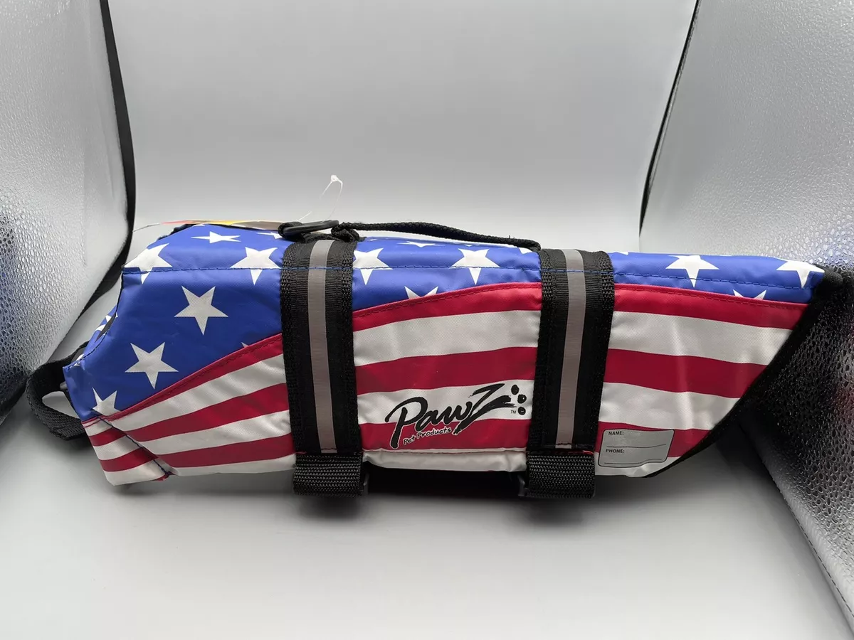 American flag dog life jacket sale
