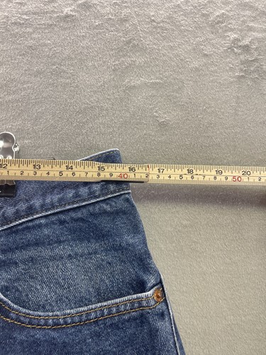 Levis Shorts Mens 33W Blue 550 Relaxed Fit Light Wash Denim Custom made - Picture 3 of 6