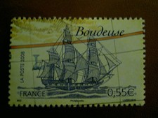 France 4251 ** Voiliers Boudeuse en 2008