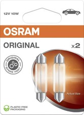Osram Sofittenlampe C10W Original 2.0 2 Stück  Innenraumbeleuchtung