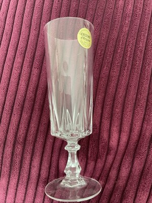 Cristal D arques, 6 Sektflöten, Serie Louvre