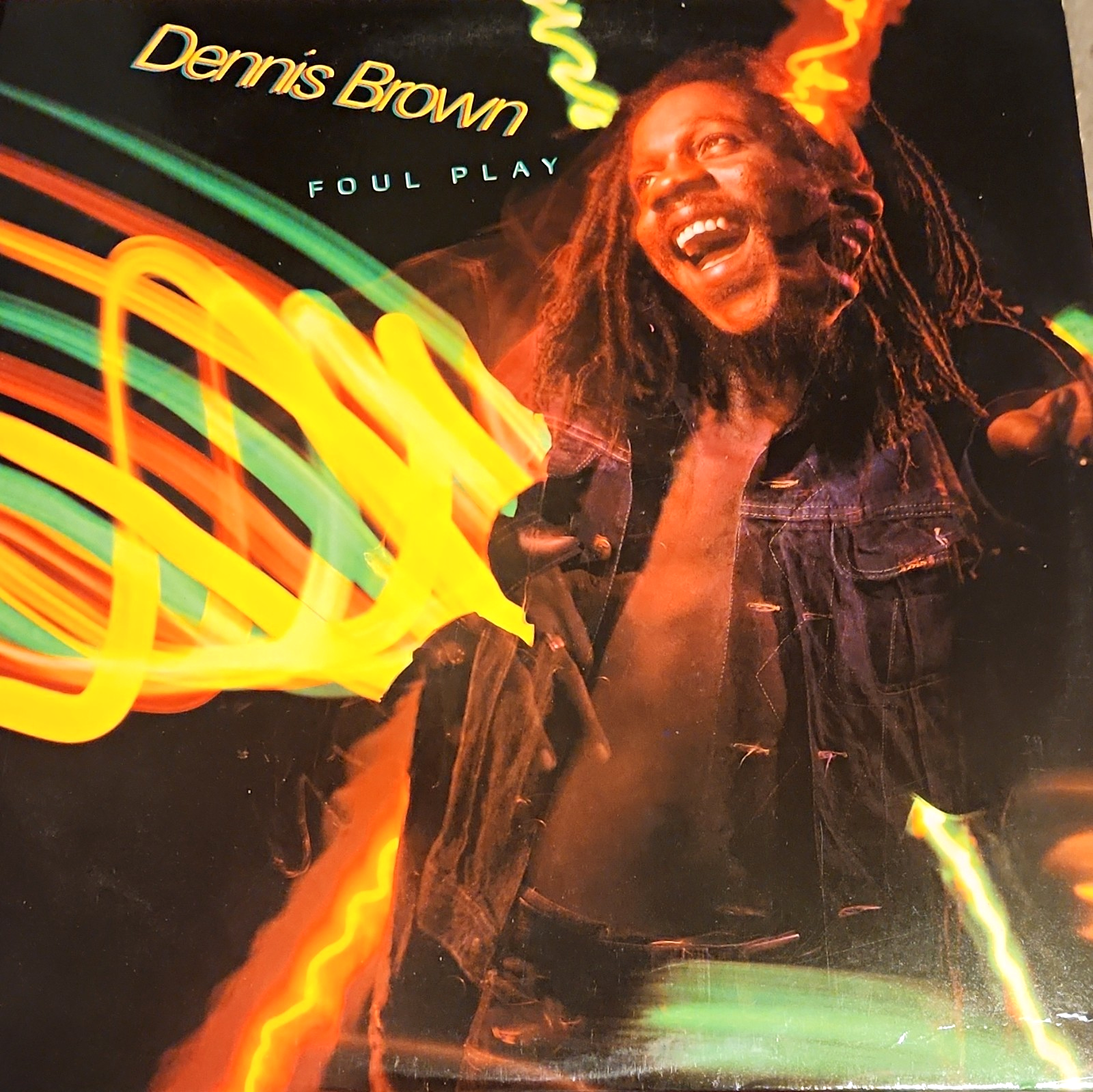Dennis Brown Foul Play Vinyl LP 12" 1981 A&M Records SP-4850 Reggae