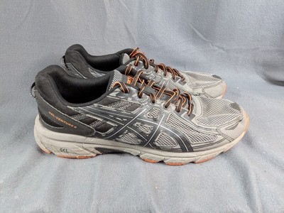 Men s Size 14 - Asics Gel Venture 6 Running Shoes T7G1Q Black Orange Gray S20