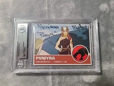 Tarjeta firmada Thundercats Gerrianne Raphael ***Rara** Pumyra 1986 certificada BAS