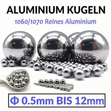 Pr&auml;zision Aluminium Kugeln Solide Aluminiumkugel Alu - 0.5 - 0.7 - 0.9 bis 12mm