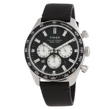 Timex Waterbury Chronograph Quartz Black Dial Men's Watch TW2V42500