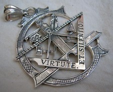 Freimaurer Anhänger   Silber 925