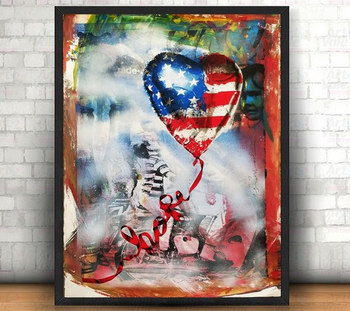 Póster de decoración de pared envolvente de lienzo Hope Heart impresión de arte de pared Alec Monopoly Takashi - Imagen 3 de 10