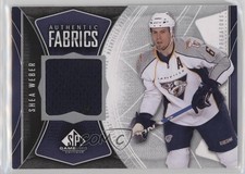 2009-10 SP Game Used Edition Authentic Fabrics Shea Weber #AF-SW HOF 4f5