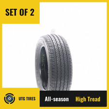 Set Of 2 Used 20555r16 Firestone Ft140 91h - 9.532 Set Of 2 Used 20555r16 Firestone Ft140 91h - 9.532