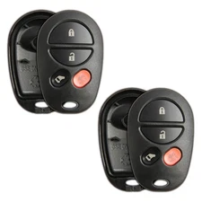2 Key Fob Remote 4b Shell Case Replacement for Toyota Sienna GQ43VT20T