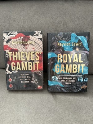 Kayvion Lewis Royal Gambit Thieves Gambit Farbschnitt Bücherbüchse