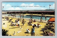 Coronado CA-California, Golf & Tennis Club Hotel, Vintage Postcard