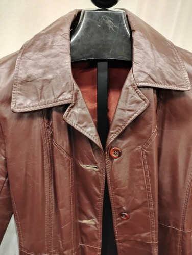 Ladies Maroon Color Trench Coat - Picture 4 of 19