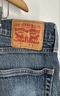 Levi's Mens Blue 505 Cotton Medium Wash 5-Pocket Design Straight Jeans Sz 36X34 — photo 8