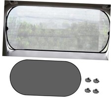 Car Rear Window Sunshade, 20" 40" Rear Window Sun Shade Blocker with black