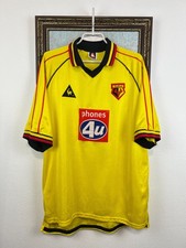 Watford Home football shirt 1999 Soccer Le Coq Sportif Jersey Mens Trikot Size L