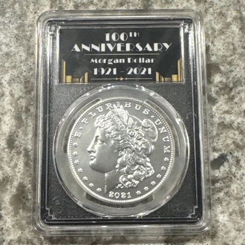 MS70 2021-S Morgan Dollar 100th Anniversary PCGS FDOI
