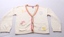 Old Navy Girls Button-Front Cardigan AC2 Creme De La Creme Large (10/12) NWT 