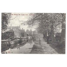 THETFORD Town Bridge and Haling Path, Norfolk Postcard Unused