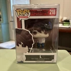 Vaulted Funko Pop! Animation: Death Note L #218 Vinyl Figure In Protector