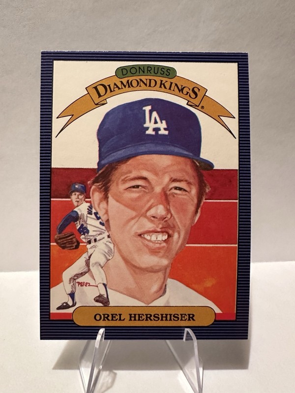 1986 Donruss - Diamond Kings Orel Hershiser #18