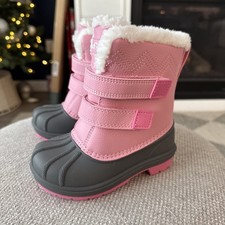 Cat  Jack Toddler Denver Waterproof Snow Boots Size 8 NWT MSRP 38 Pink