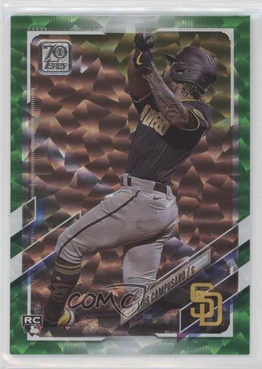 2021 Topps Green 498/499 Luis Campusano #381 0mw5