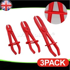 Image of 3Pcs Hose Clamp Set Red Fuel Water Brake Line Pipe Radiators Pliers 1/2 "-3/4"