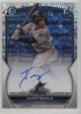 2023 Bowman Chrome Prospect Speckle Refractor /299 Javier Sanoja Auto 0mf7